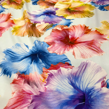 Cotone Fiori Maxi Acquerello