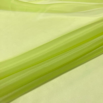 Organza di Seta – Verde Lime Chiaro