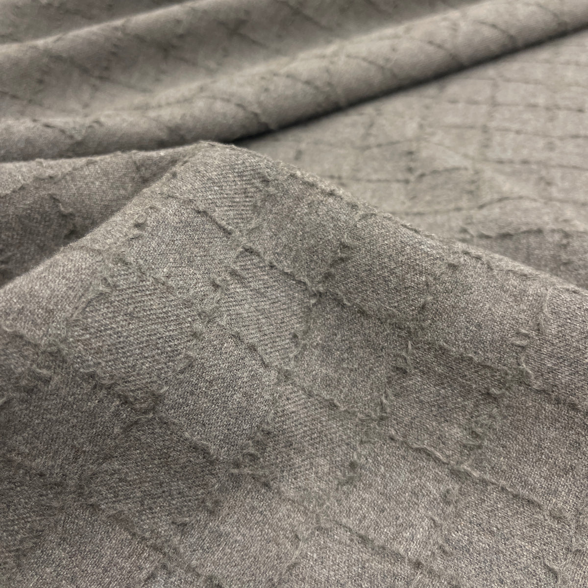 Jacquard Wool and Cashmere – Grey