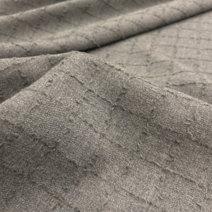 Jacquard Wool and Cashmere – Grey