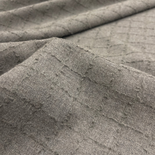Lana e Cashmere Jacquard – Grigio