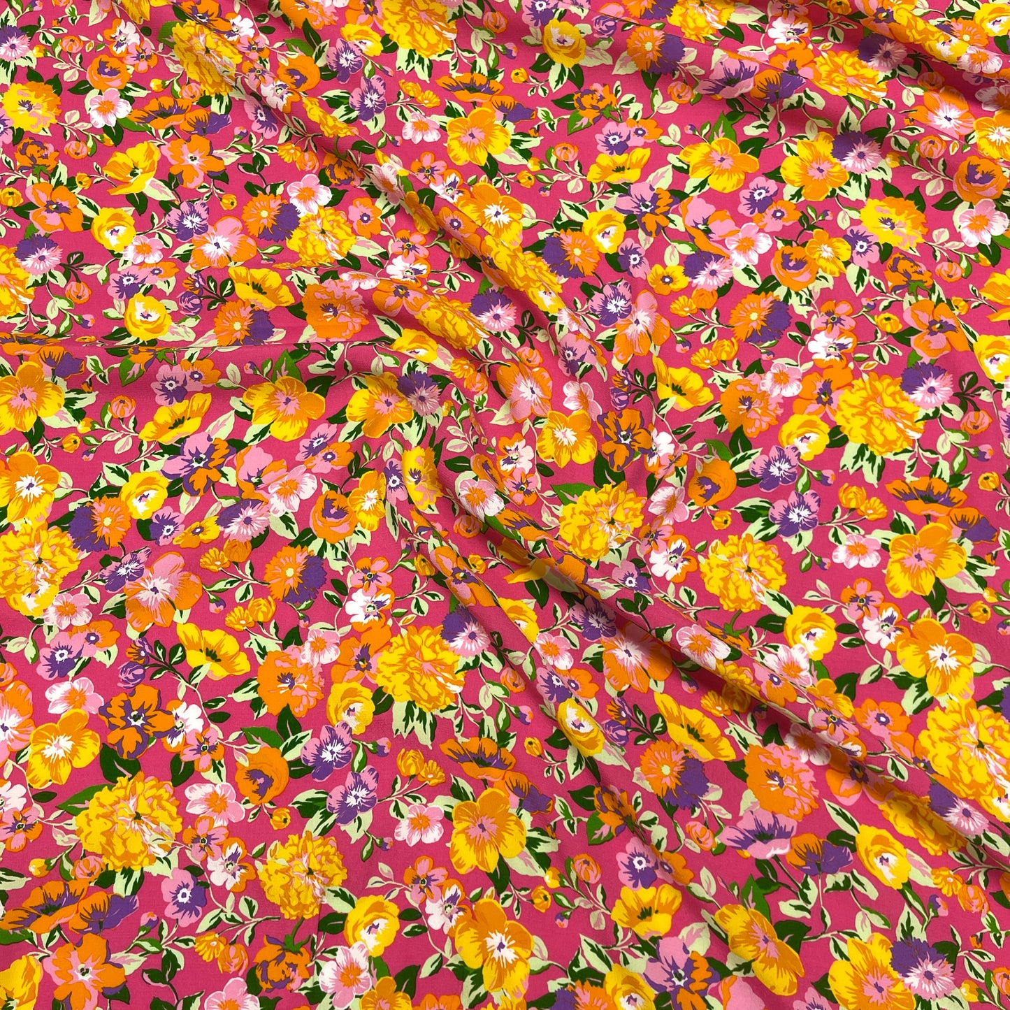 Viscosa crepe Fantasia Floreale