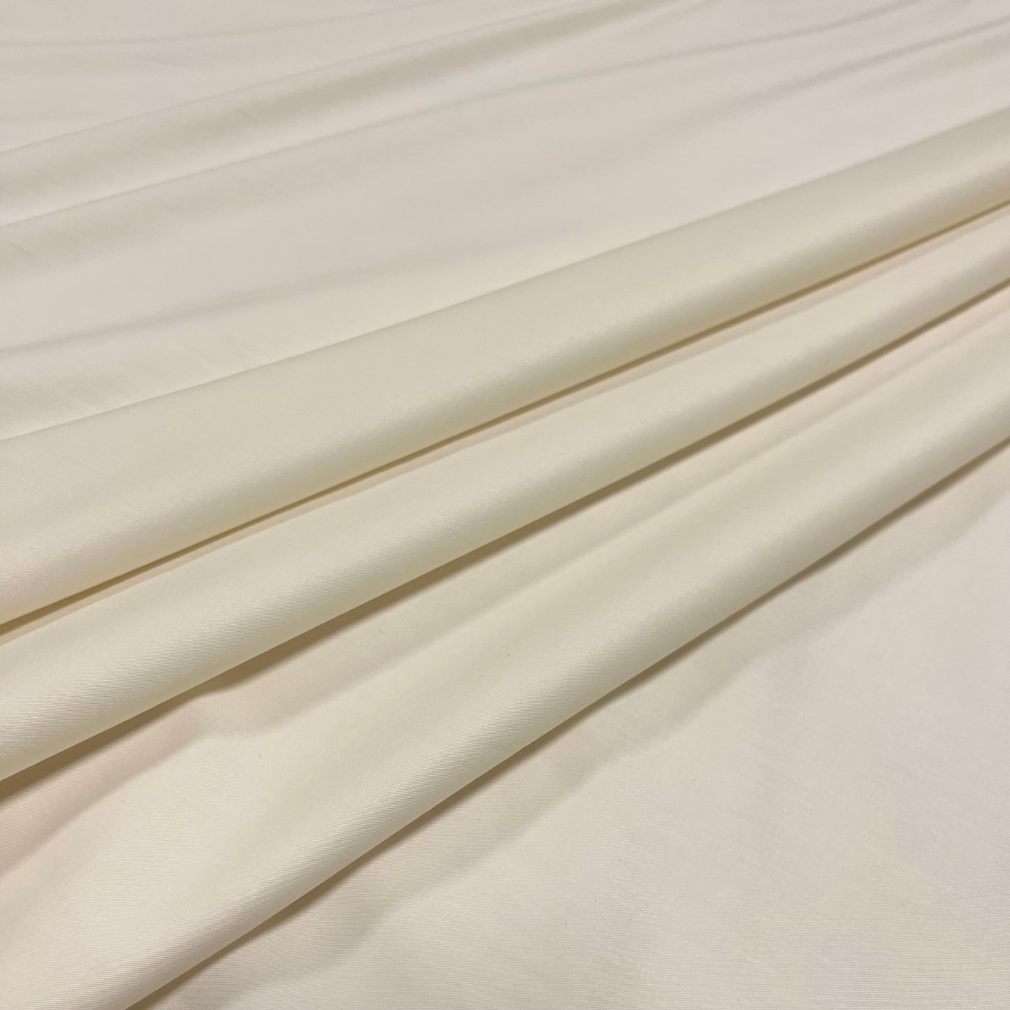 Cotone Popeline Premium - Avorio Elasticizzato