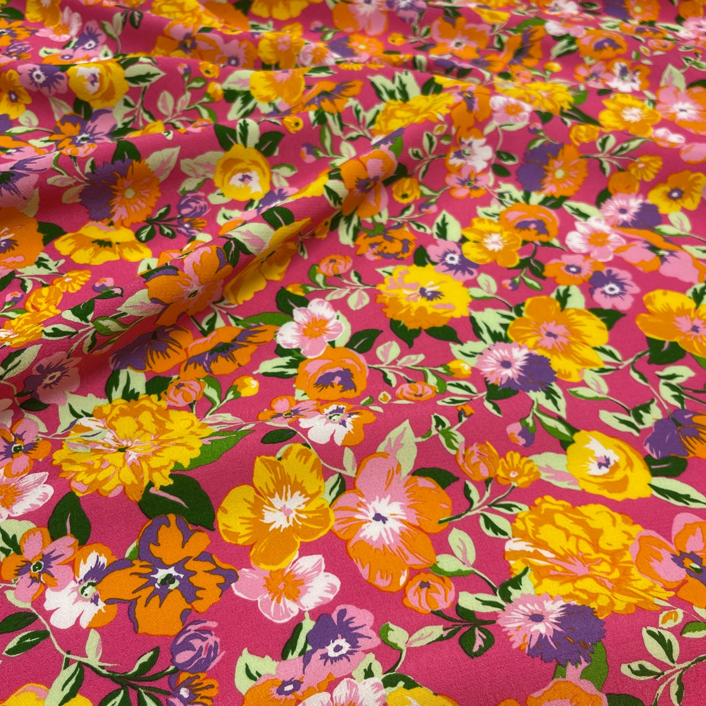 Viscosa crepe Fantasia Floreale