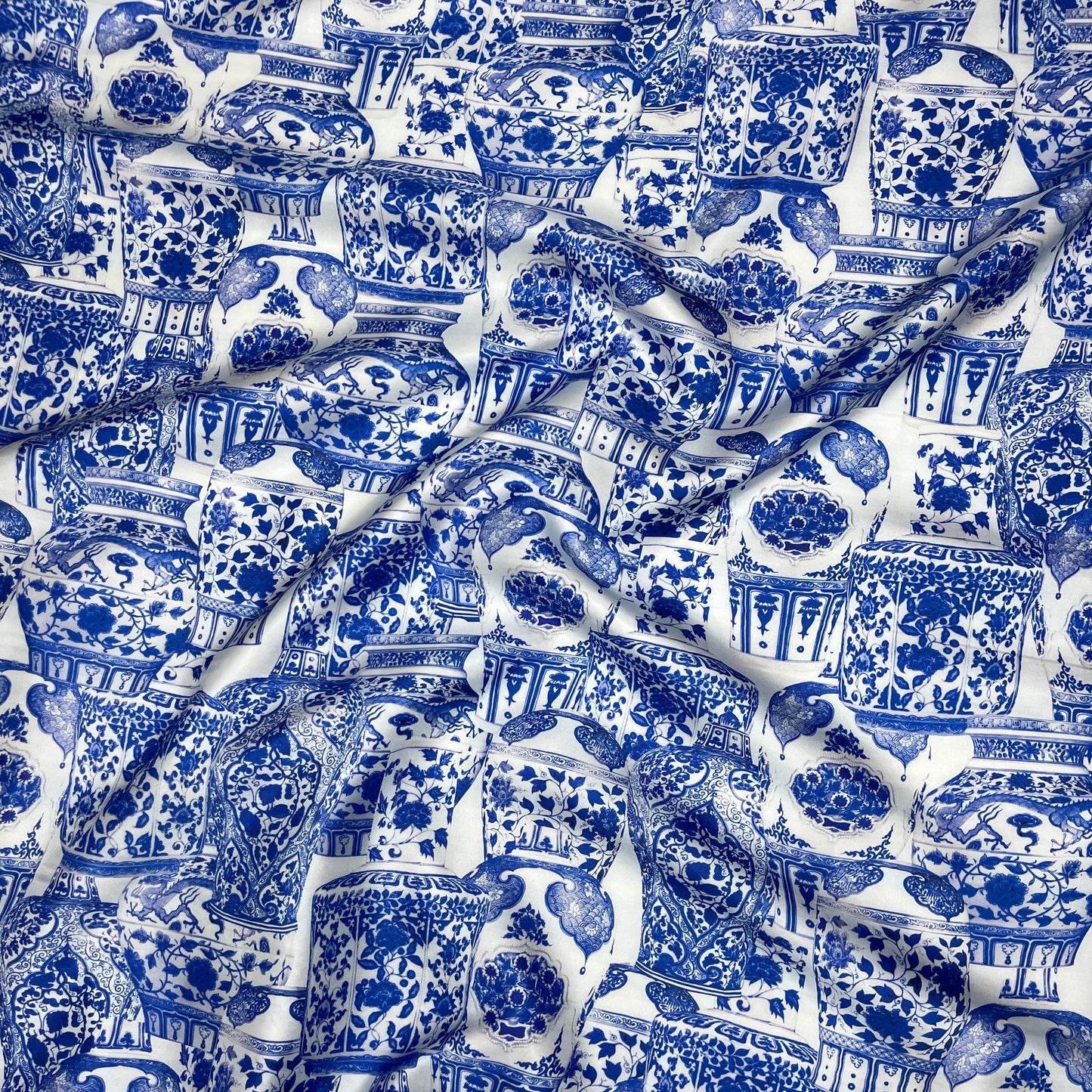 Twill Seta Porcellana