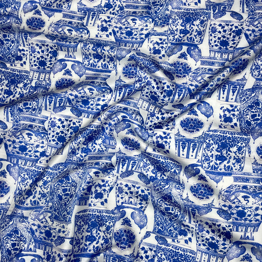 Twill Seta Porcellana