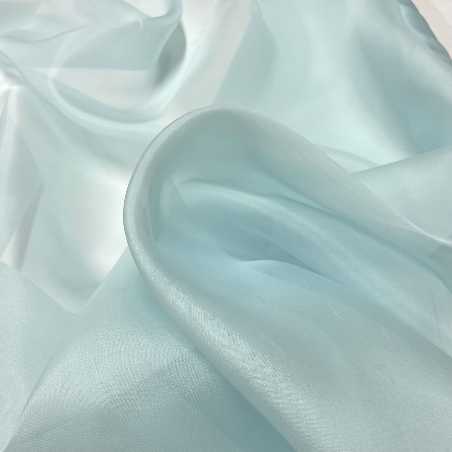 Organza di Seta –  Azzurro Chiaro