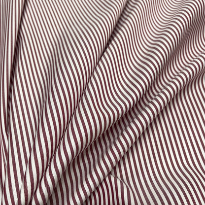 Cotone a Righe  Bordò 0.3