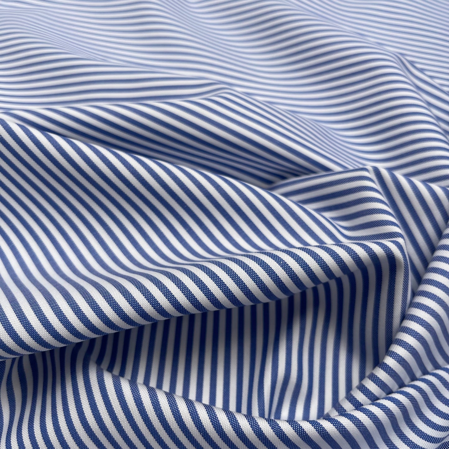 Cotone a Righe Blu 0.3