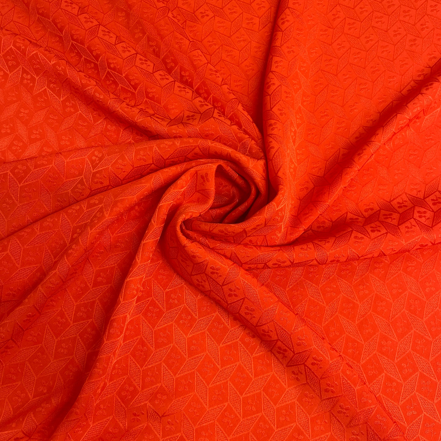 Seta Jacquard Arancio – 1,50 × 1,40 m