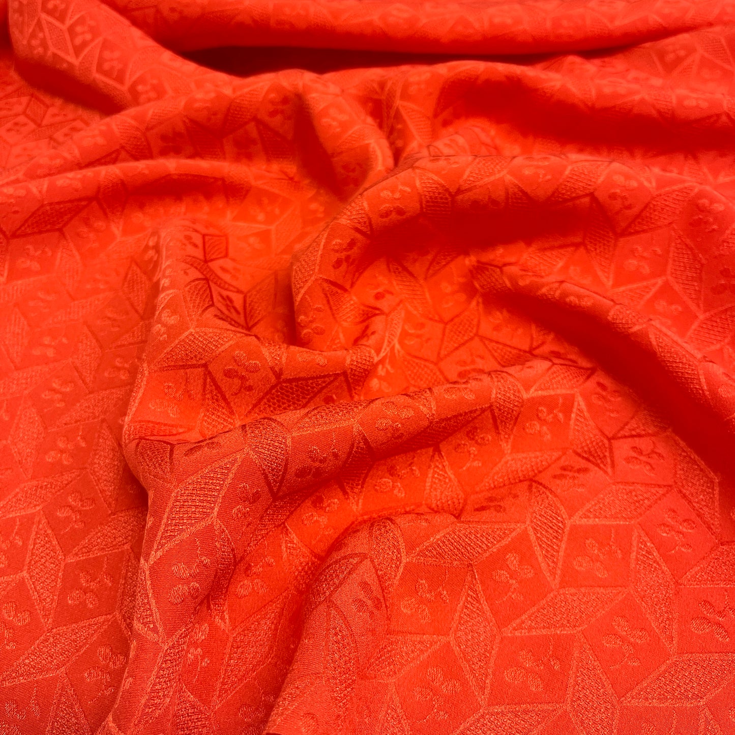 Seta Jacquard Arancio – 1,50 × 1,40 m