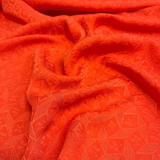 Seta Jacquard Arancio – 1,50 × 1,40 m