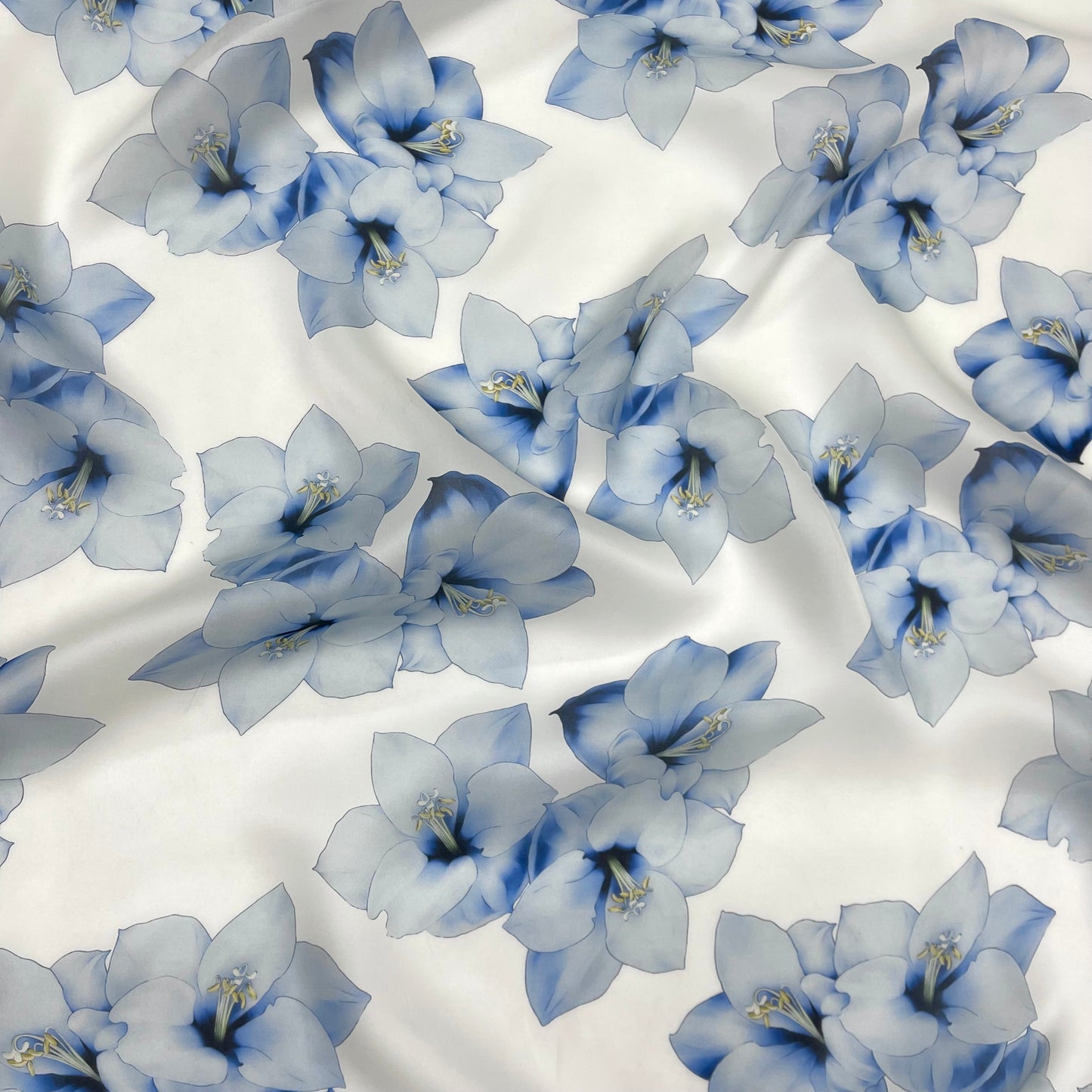 Silk Organza – Maxi Blue Floral