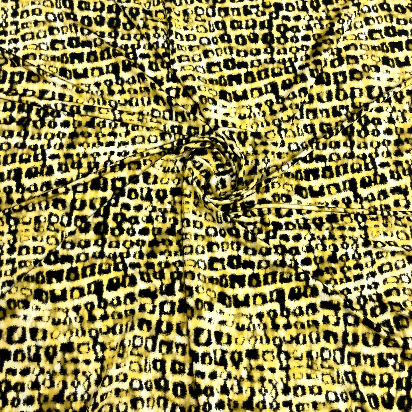 Jersey di Viscosa Fantasia Animalier Astratta