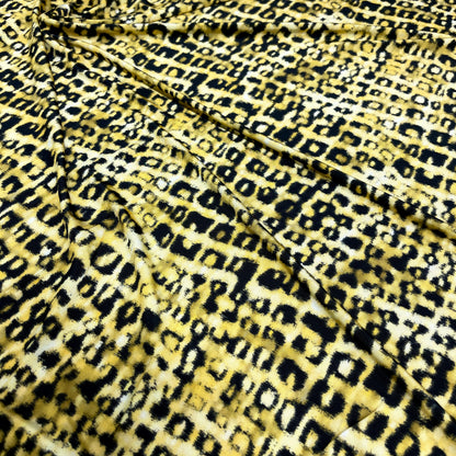Jersey di Viscosa Fantasia Animalier Astratta