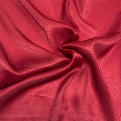 Double Silk Jacquard Organza – Bordeaux