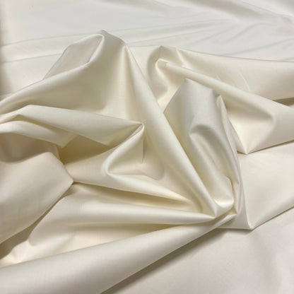 Cotone Popeline Premium - Avorio Elasticizzato