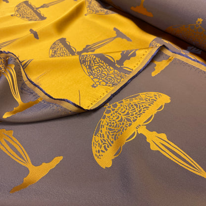 Jacquard Viscosa e Acetato - Ombrelli Senape