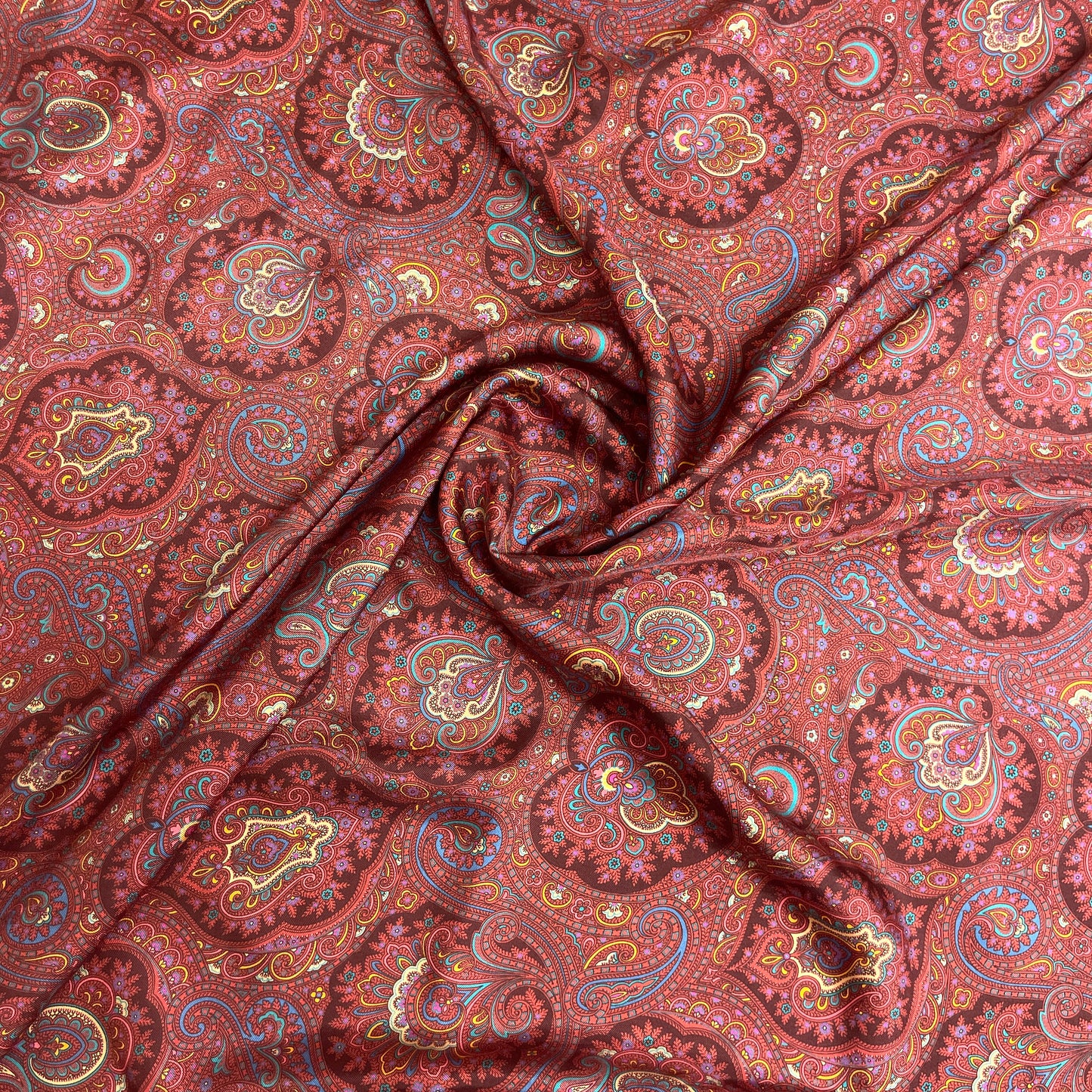 Twill di Seta Fantasia Cachemire – 1,90 × 1,40 m