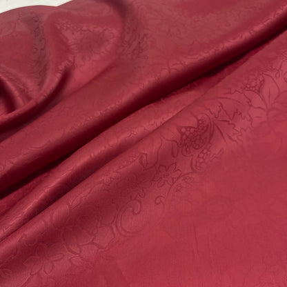 Double Silk Jacquard Organza – Bordeaux