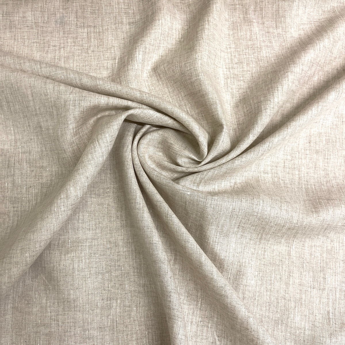 Pure Linen Melange Natural Beige