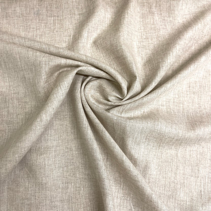 Pure Linen Melange Natural Beige