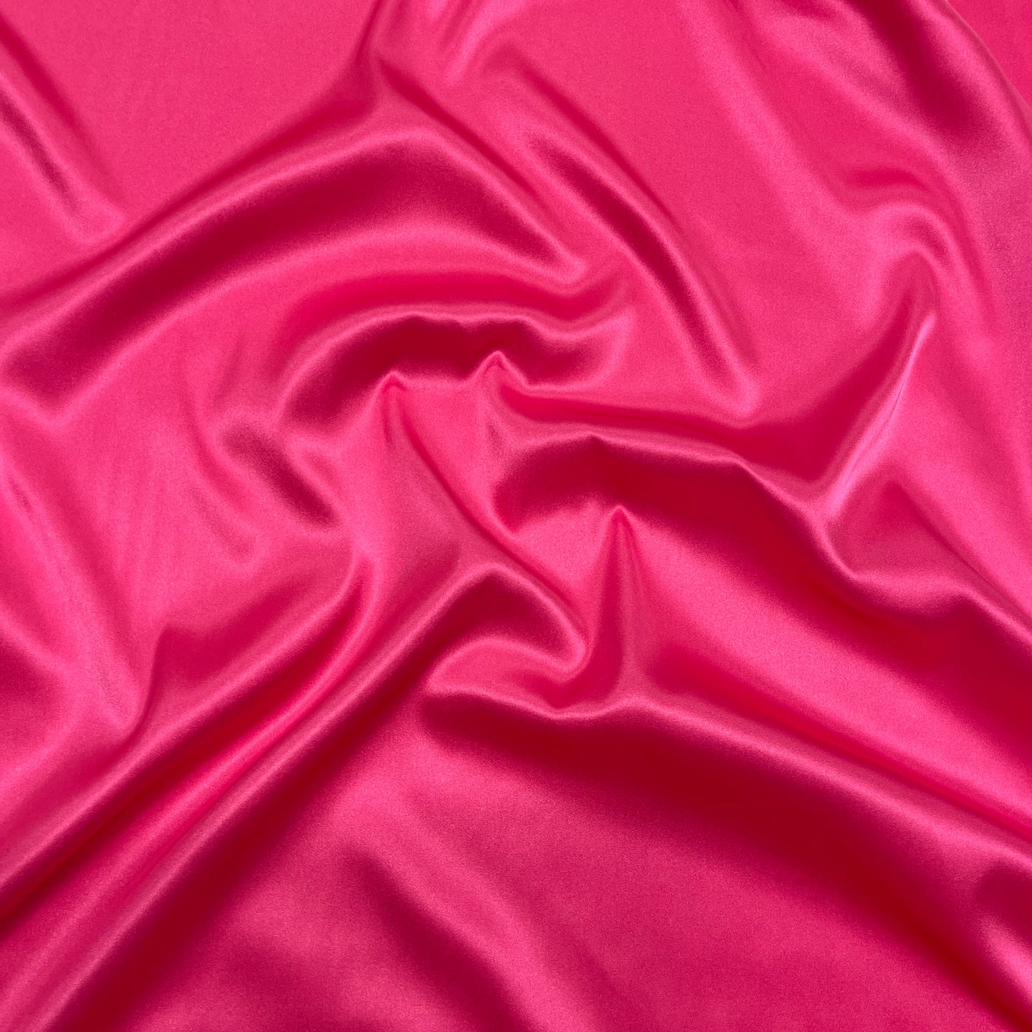 Raso di Seta Elasticizzato Fucsia