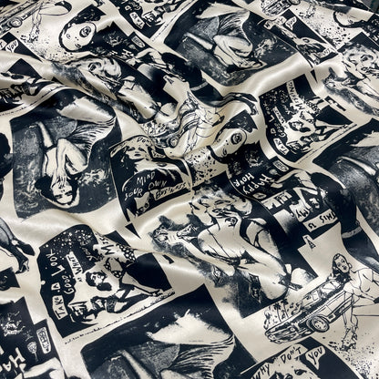Raso di Seta - Pop Art Bianco & Nero