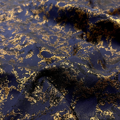 Jacquard  – Oro e Blu Scuro