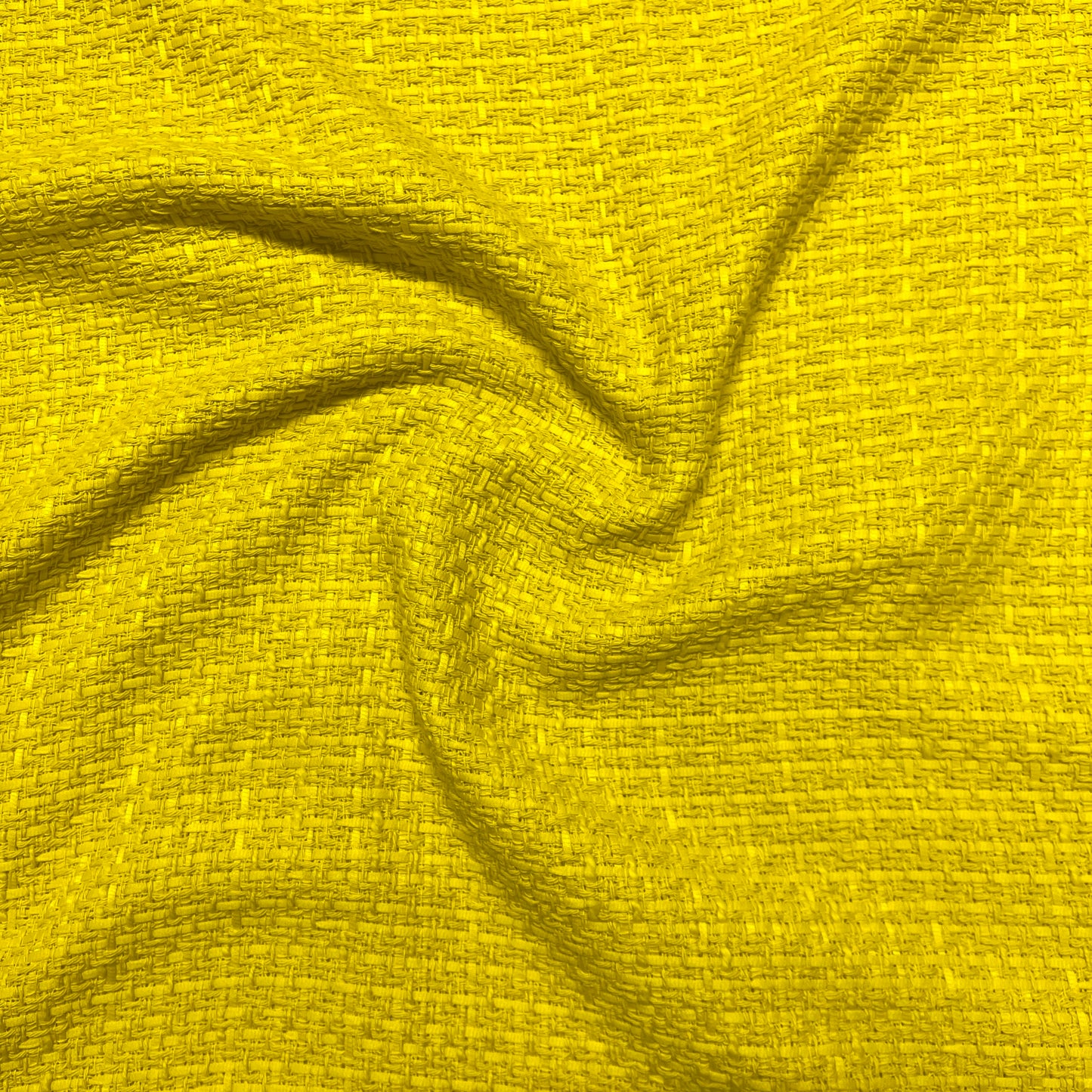 Tweed Cotone Giallo Limone