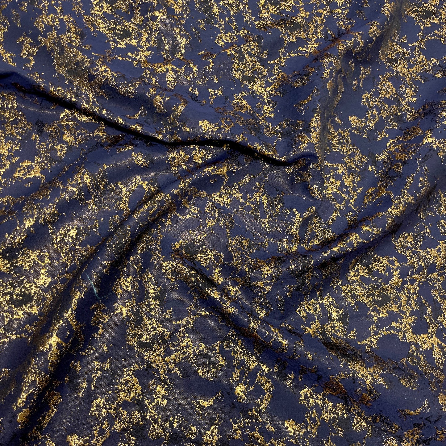 Jacquard  – Oro e Blu Scuro
