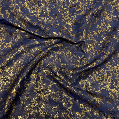 Jacquard  – Oro e Blu Scuro