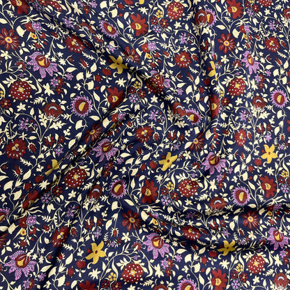 Viscosa Satin Liberty Blu Notte