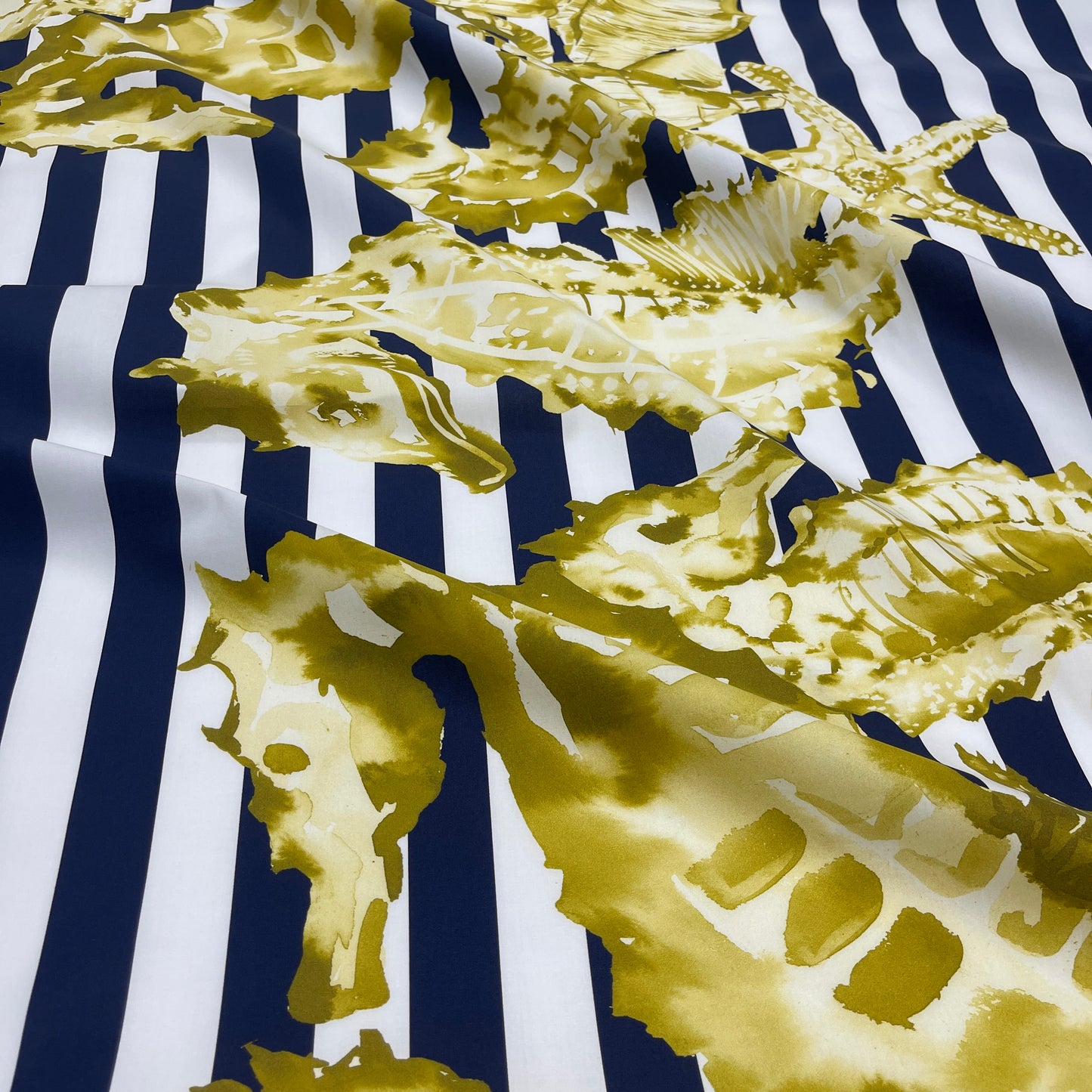 Cotone Fantasia Marina Rigata