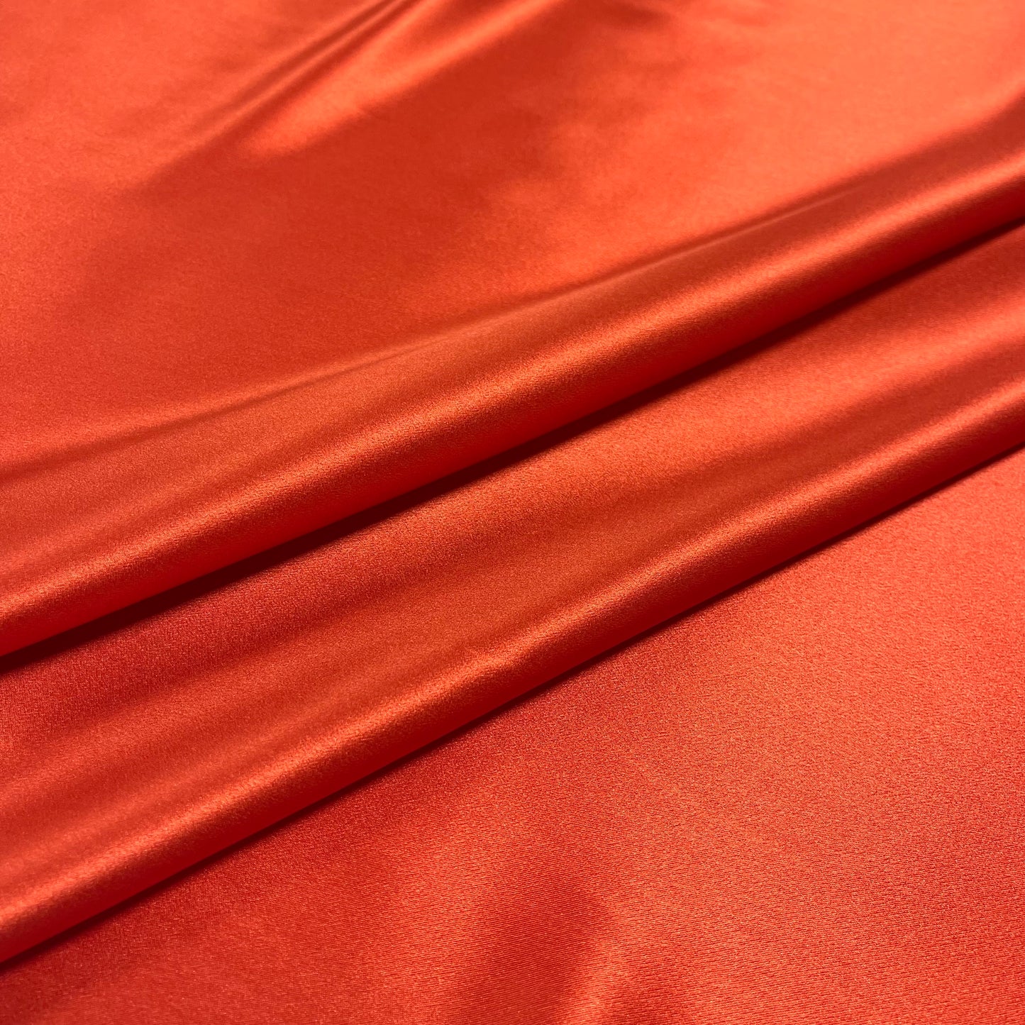 Orange Silk Satin