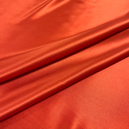 Orange Silk Satin