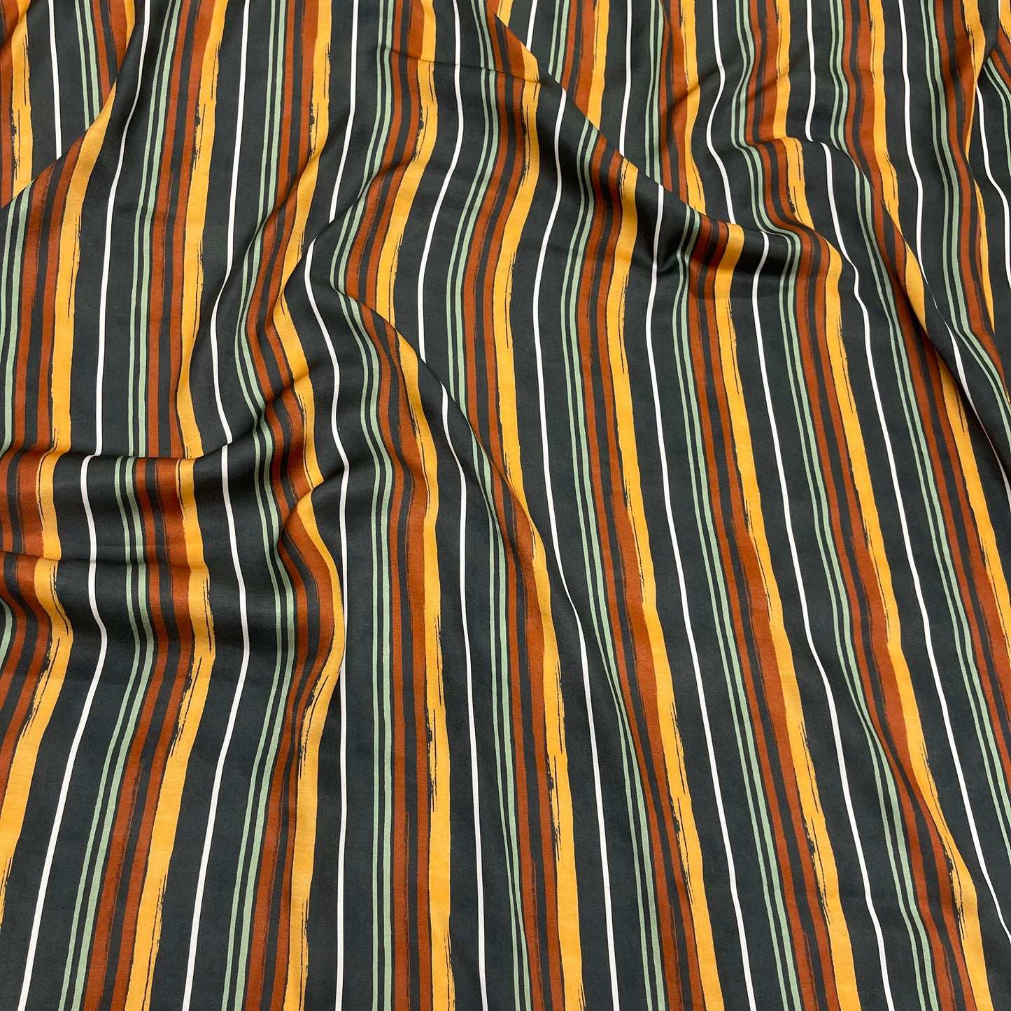 Viscosa Satin Righe Multicolor