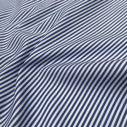 Cotone a Righe Blu 0.3