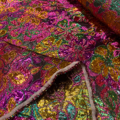 Jacquard Lurex Floreale Multicolor Luxury