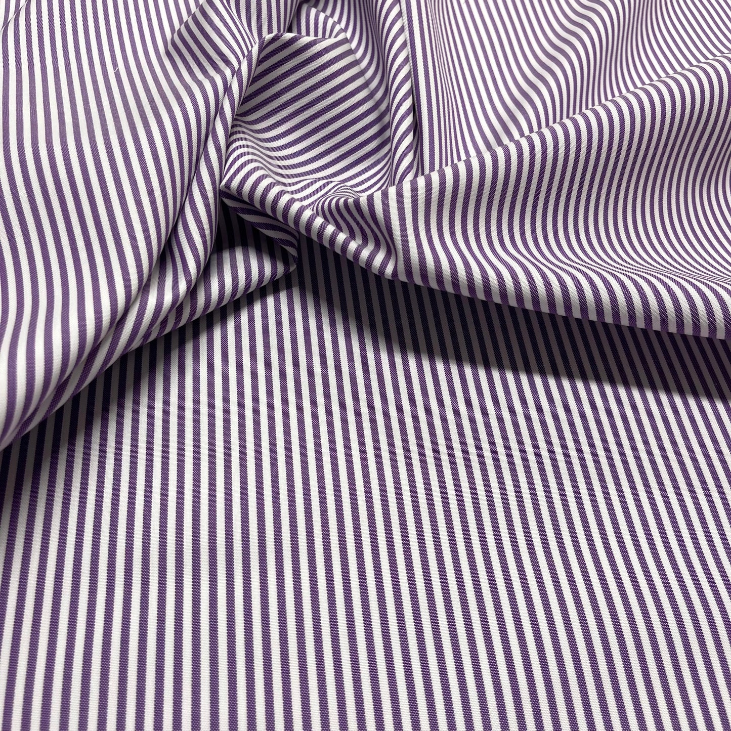Cotone a Righe Viola  0.3