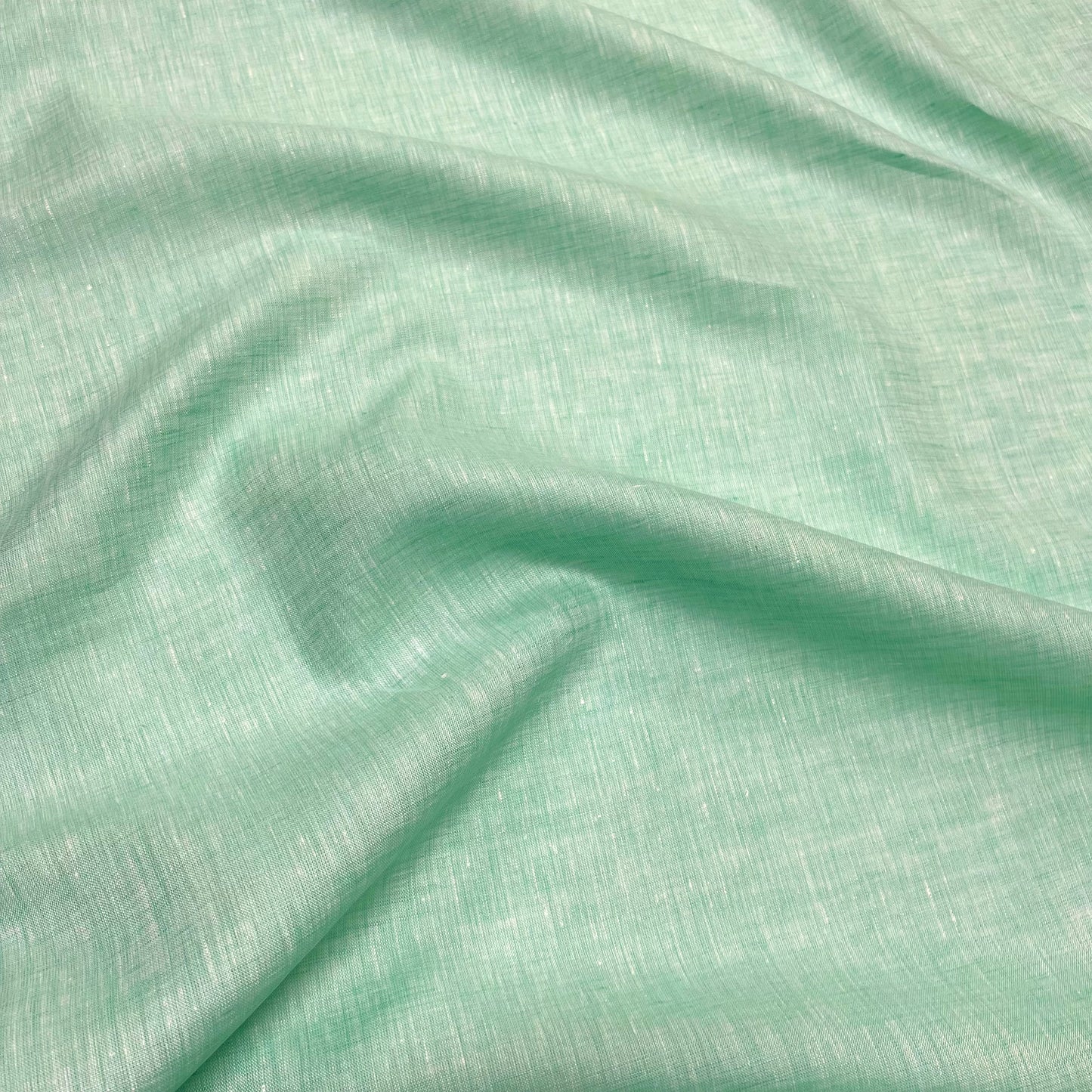 Aqua Green Solid Linen