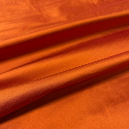 Orange Silk Shantung