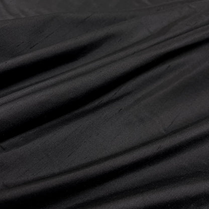 Black Silk Shantung
