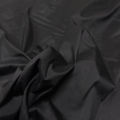 Black Silk Shantung