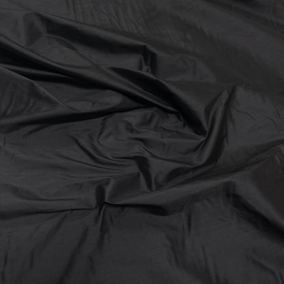 Black Silk Shantung