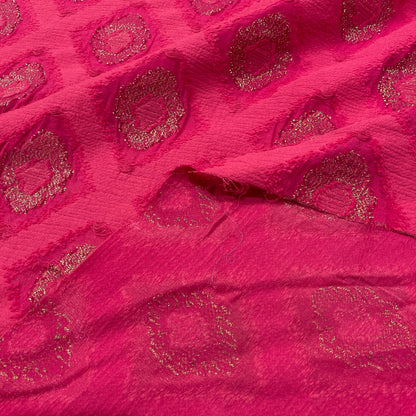 Retro e diritto del tessuto jacquard