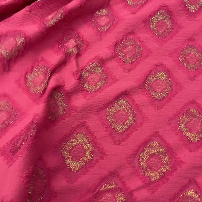 Jacquard Fantasia Rombi con Filato Lurex