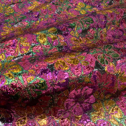 Jacquard Lurex Floreale Multicolor Luxury