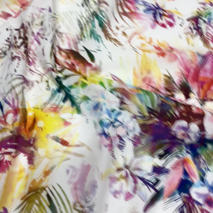 Cotone Fantasia Tropicale Acquerello 1