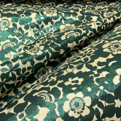 Jacquard Floreale Metallizzato